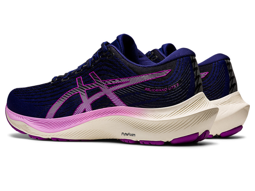 Asics Womens Gel Kayano Lite 3 Sneaker Running Shoes Runners - Dive Blue/Orchid