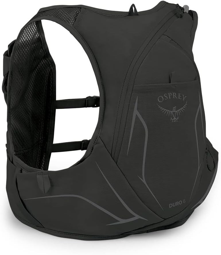 OSP Osprey Duro 6L Mens Running Hydration Vest w Reservoir - Dark Charcoal Grey