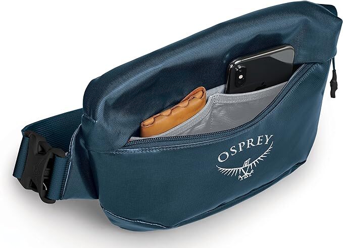 Osprey Transporter Waist Unisex Lifestyle Pack Bum Bag in Venturi Blue