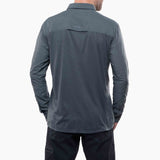 KUH Airspeed Mens Long Sleeve Shirt Sun Protection Breathable Top - Carbon