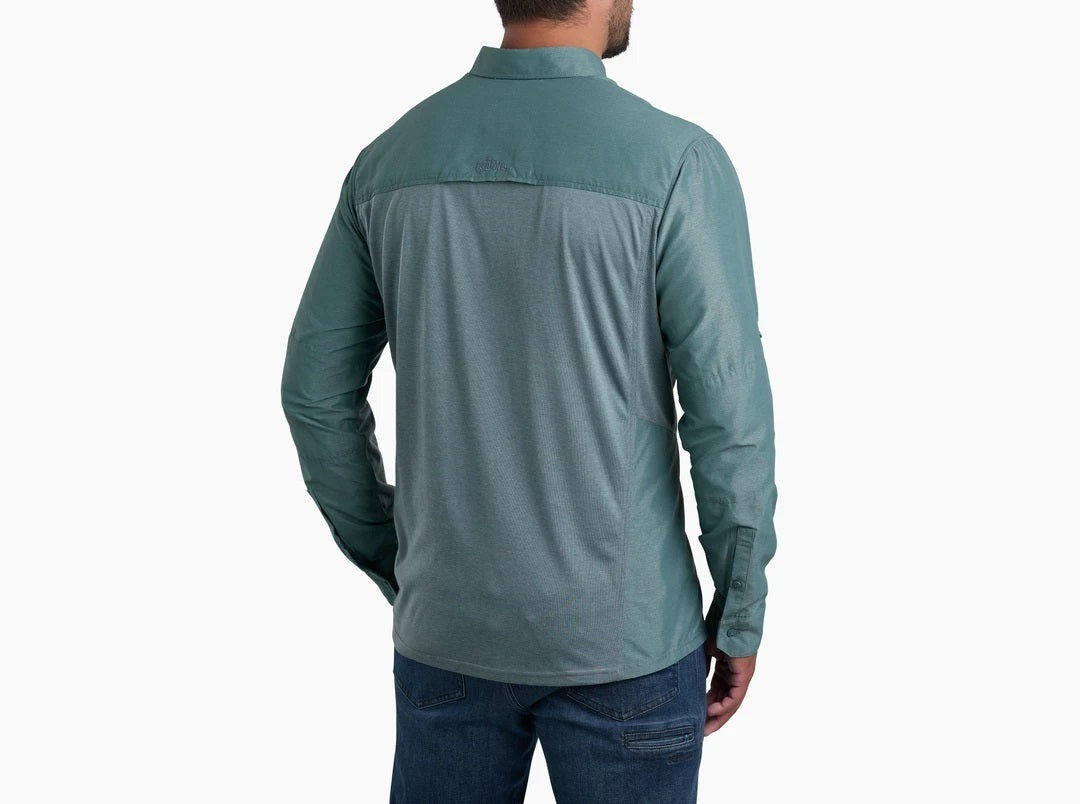 KUHL Airspeed Mens Long Sleeves Shirt Top - Deep Waters