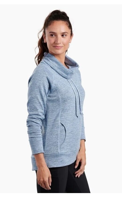 KUHL Women's Lea Pullover Jumper in Iris Blue in XL