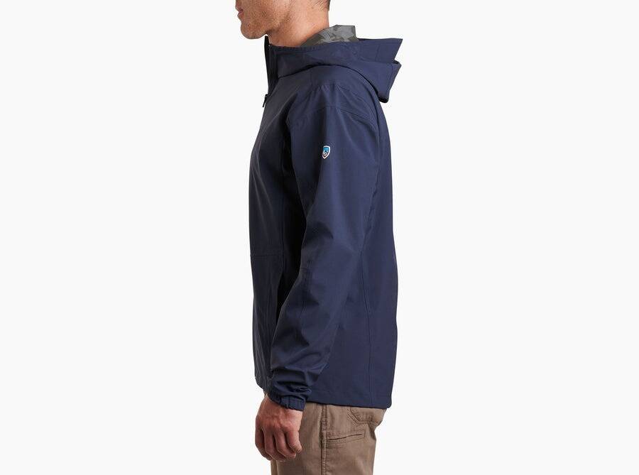 Kuh Stretch Voyagr Jacket Rain Lightweight Breathable in Midnight Blue