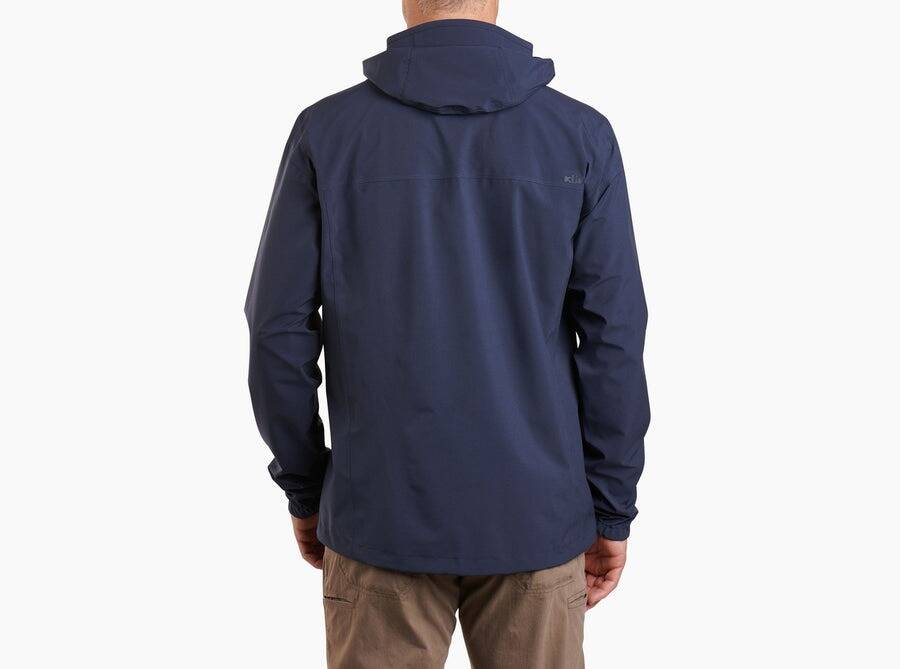 Kuh Stretch Voyagr Jacket Rain Lightweight Breathable in Midnight Blue