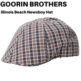 Goorin Brothers Mens Illinois Beach Cotton Ivy Newsboy Hat - Blue