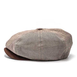 Goorin Brothers Mens Dapper Sr. Newsboy Cap Cabbie Cap - Brown - Size:XL