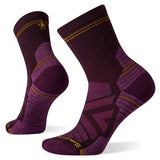 Smart Wool Sma Hike Lc Mid Crew Womens Socks in Bordeaux