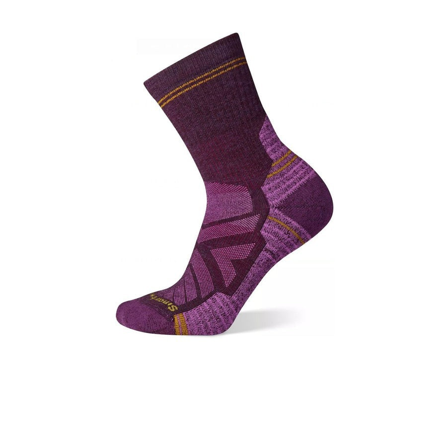 Smart Wool Sma Hike Lc Mid Crew Womens Socks in Bordeaux