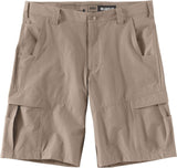 Carhartt Mens Force Relaxed Fit Cargo Work Shorts Lightweight Ripstop - Tan