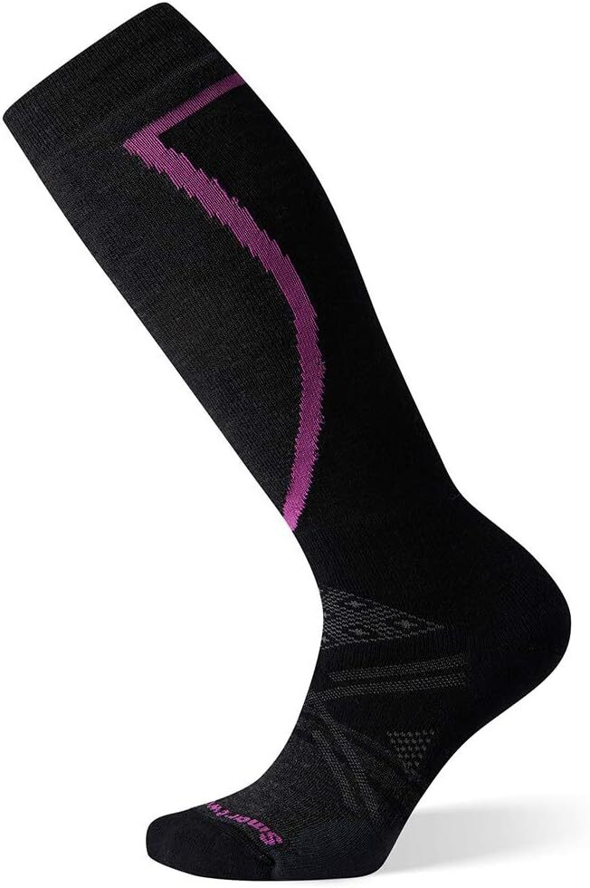 Smartwool Women's Phd Wool Ski Snow Socks - Black