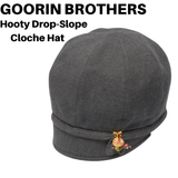 GOORIN BROTHERS Ladies Hooty Drop-Slope Cloche Hat - Grey