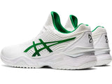 ASICS Court FF Novak Tennis Shoes in White/Green Size US 7.5