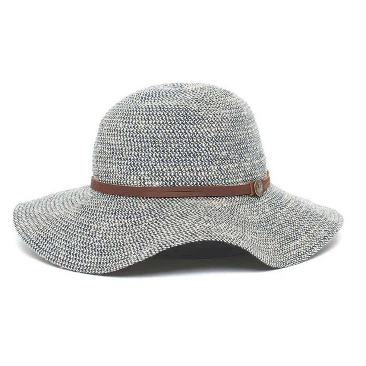 Goorin Brothers Womens Mother Jugs Floppy Hemp Blend Floppy Hat - Navy