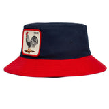 Goorin Brothers Mens Americana Bucket Hat 100% Cotton Animal Series - Navy