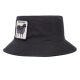 Goorin Bros Baaad Guy Bucket Hat 100% Cotton Animal Series - Black Sheep