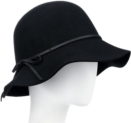 Goorin Brothers Mrs. Blanc Wool Felt Cloche Hat - Black