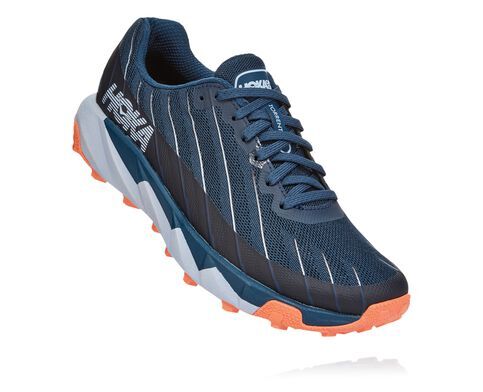 Hoka One One Womens Torrent Mesh  - Majolica Blue Fusion Coral Trainers