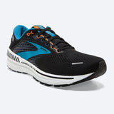 Brooks Mens Adrenaline GTS 22 Sneakers Shoes Road Running - Black/ Blue/ Orange