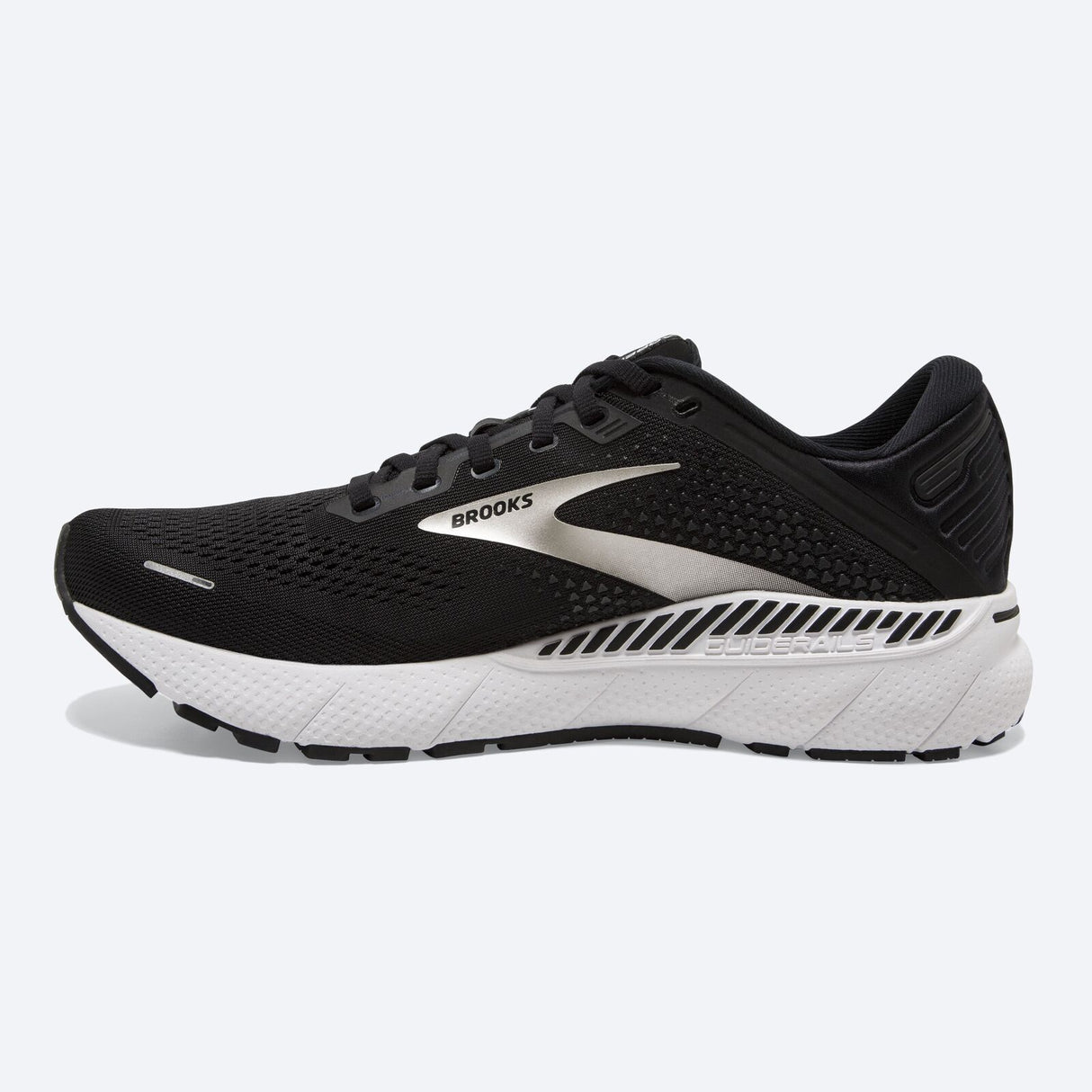 Brooks Mens Adrenaline GTS 22 Sneakers Athletic Shoes Runners - Black/White