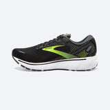 Brooks Mens Wide Ghost 14 Sneakers Shoes Athletic Road Runners - Black/Green