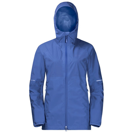 Jack Wolfskin Womens Sierra Pass Ecosphere Jacket Waterproof Windproof Lightweight - Buttercup