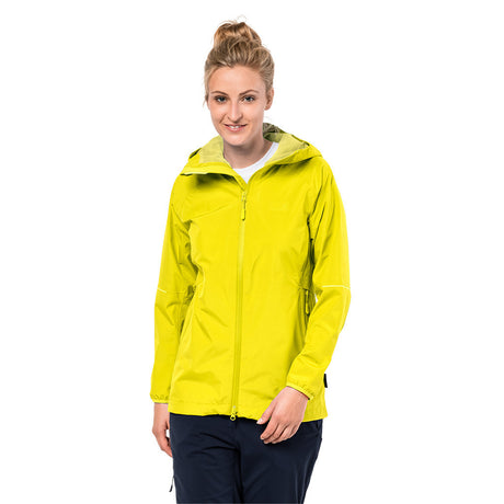 Jack Wolfskin Womens Sierra Pass Ecosphere Jacket Waterproof Windproof Lightweight