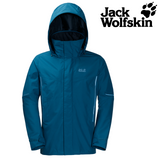 Jack Wolfskin Escalente Ecosphere Mens Hooded Jacket Pockets Waterproof Winter