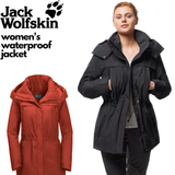 Jack Wolfskin Womens Fairway Ecosphere Jacket Waterproof Windproof Warm - Mexican Pepper