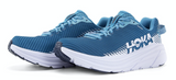 Hoka One One Mens Rincon 2 Athletic Running Shoes Runners - Blue Moon/White