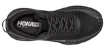 Hoka Mens Bondi 7 Wide Comfort Sneakers Runners Athletic Shoes - Black/Black