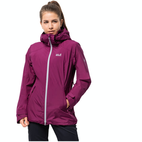 Jack Wolfskin Womens Thermal Jacket Karelia Trail Ecosphere - Amethyst