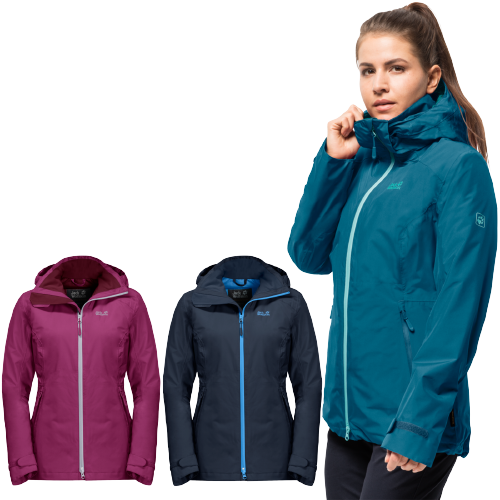 Jack Wolfskin Womens Thermal Jacket Karelia Trail Ecosphere Celestial Blue