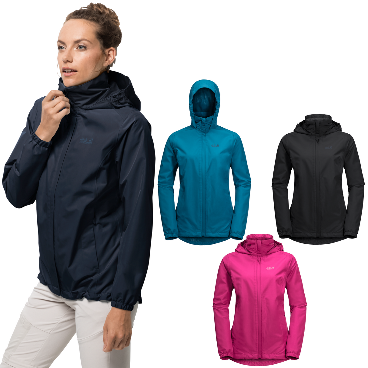 Jack Wolfskin Womens Stormy Point Jacket Warm Winter Waterproof Storm Proof