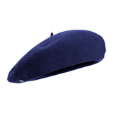 Laulhere Heritage Campan French Beret Hat 100% Merino Wool - Navy