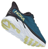 Hoka Mens Clifton 8 Sneakers Runners Lighweight Shoes - Blue Coral/Butterfly