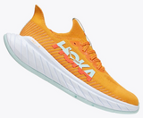 Hoka One Mens Carbon X 3 Trail Running Shoes Sneakers - Radiant Yellow/Camellia