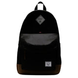 Herschel Heritage 24 L Backpack Laptop Business Travel School Bag - Black/Tan