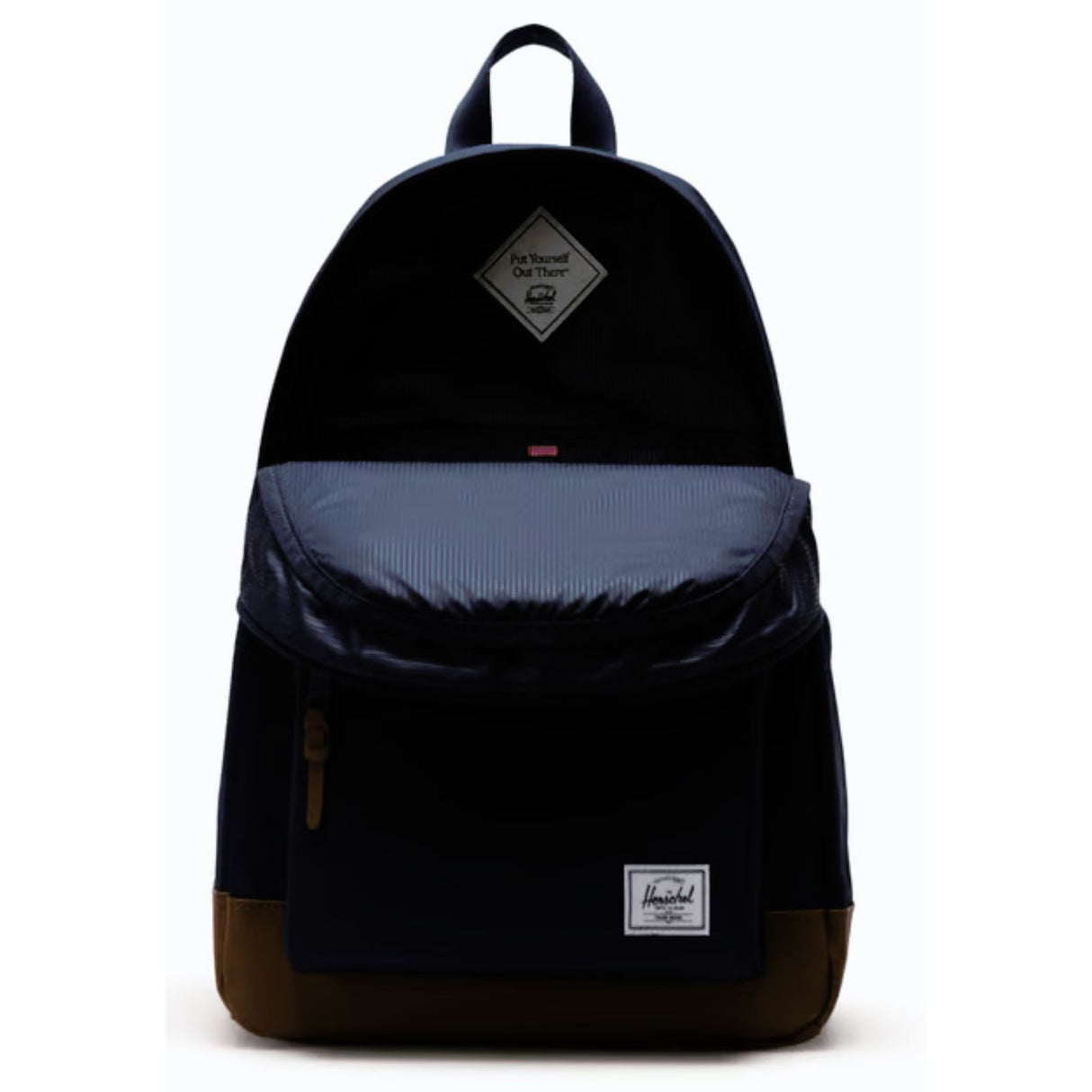 Herschel Heritage Backpack 24 L Laptop Business School Travel Bag - Navy / Tan