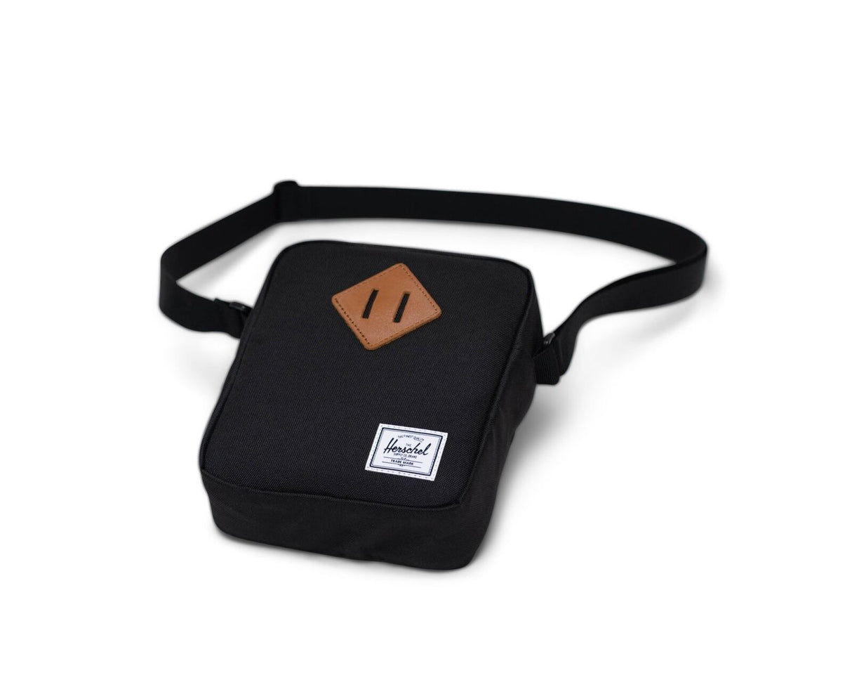 Herschel Heritage Crossbody Bag with Adjustable Strap in Black