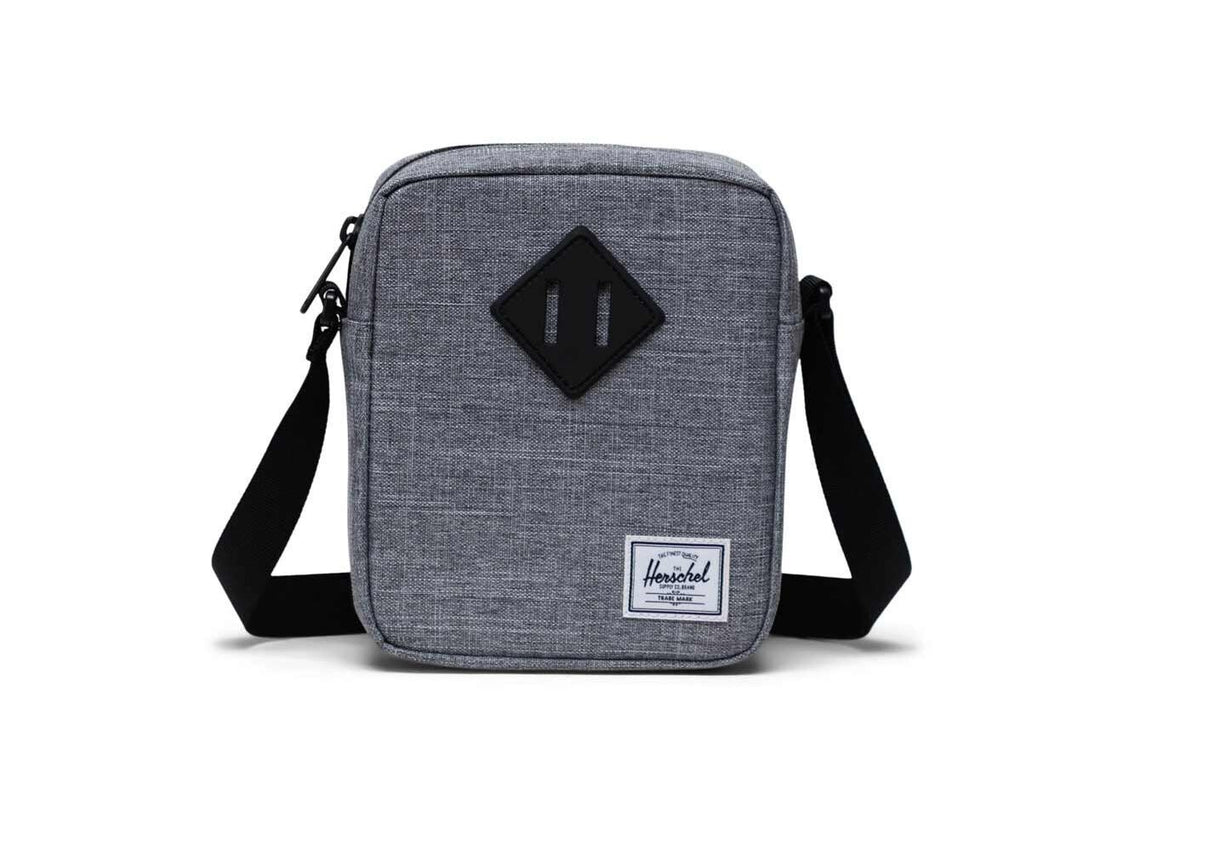 Herschel Heritage Crossbody Bag in Raven Crosshatch