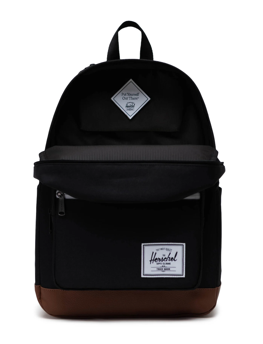 Herschel Pop Quiz Backpack Bag in Black/Tan