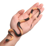 RUBBER SNAKE Halloween Fake Toy Soft Party Prop Trick - Assorted Colours