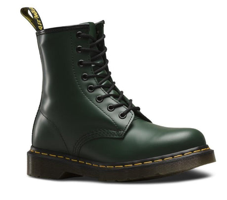 Dr. Martens 1460 Smooth 8 Eyes Classic Smooth Leather Boot - Green Smooth