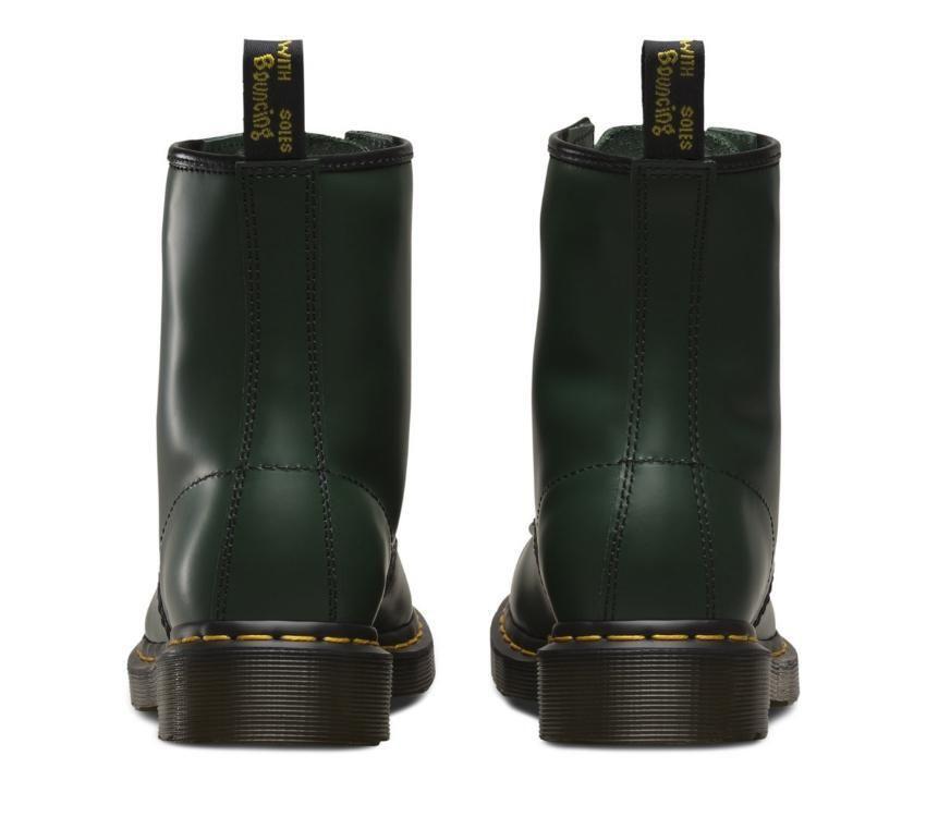 Dr. Martens 1460 Smooth 8 Eyes Classic Smooth Leather Boot - Green Smooth