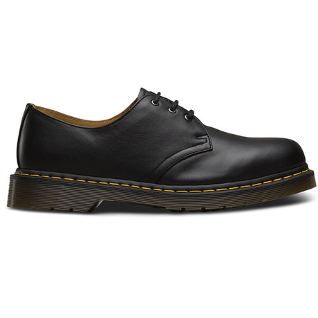 Dr. Martens 1461 Black Nappa Genuine Soft Leather Shoes 3 Eye Gibson Low Top