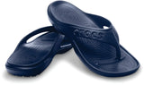 Crocs Baya Light Cozy Flat Flip Flops Thongs - Deep Blue