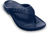 Crocs Baya Light Cozy Flat Flip Flops Thongs - Deep Blue