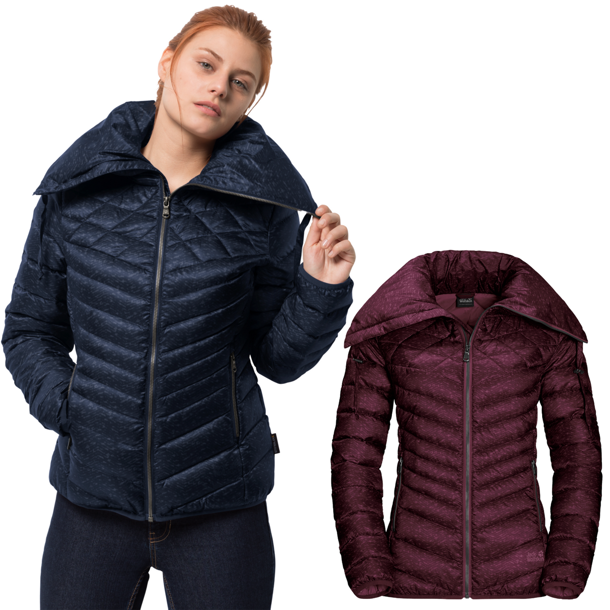 Jack Wolfskin Womens Duck Down  Jacket Puffer Warm Winter Ski Windproof Richmond Hill