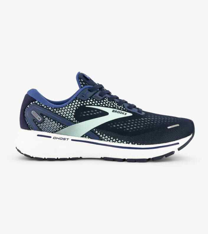 Brooks Womens Ghost 14 Shoes Runners Sneakers Running Width (B) - Peacoat Yucca Navy