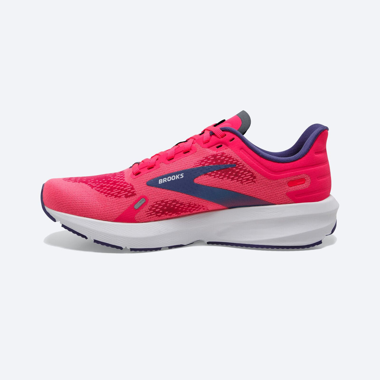 Brooks Womens Launch 9 Sneakers Shoes Athletic Road Running-Pink/Fuchsia/Cobalt